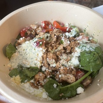 CAVA - Normally the food is hitting the lid because of how full it is. It's not even half way full. - Salad Near Me - Buford, Georgia
