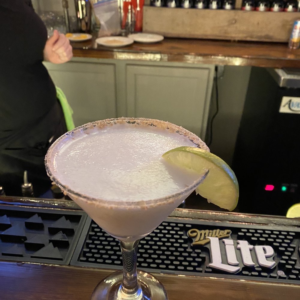 Granger’s at the Clock Tower - Key Lime Pie Martini with graham cracker crusted rim - Barbeque Near Me - Hobart, Indiana
