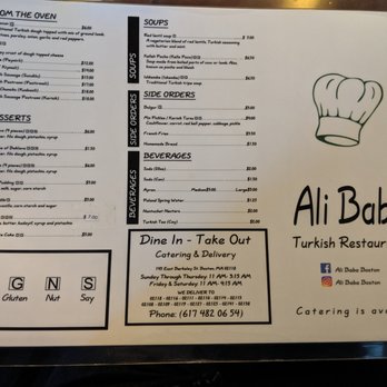 Ali Baba - Ali Baba 6/2019 - Turkish Near Me - Boston, Massachusetts