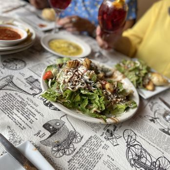Nonna's Trattoria - Nonnas House Salad for the table - Italian Near Me - St Augustine, Florida