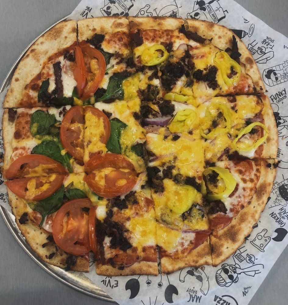 Food from Azzip Pizza