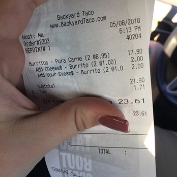 Backyard Taco - Tacos Near Me - Gilbert, Arizona