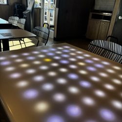 McDonald's - I like the way the tables light up.  Very cool