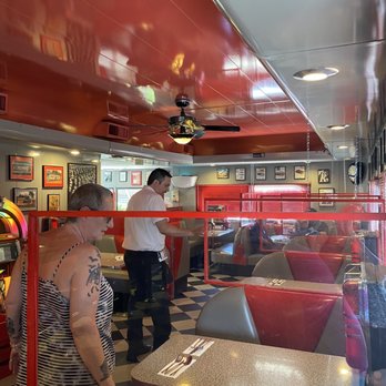 5 & Diner - Sister and our waiter, James (long time employee). - Diners Near Me - Phoenix, Arizona