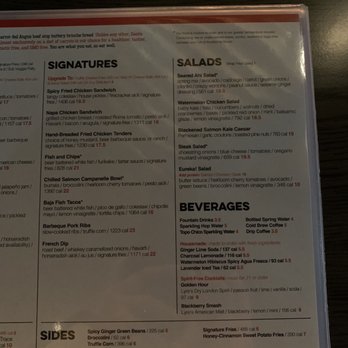 Eureka! - Menu 2/2 - American Near Me - Aliso Viejo, California