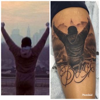 Keith Duggan's Ink Dynasty - Rocky tattoo done by Jorge - Tattoo Near Me - Pismo Beach, California Keith Duggan's Ink Dynasty - Rocky tattoo done by Jorge - Tattoo Near Me - Pismo Beach, California