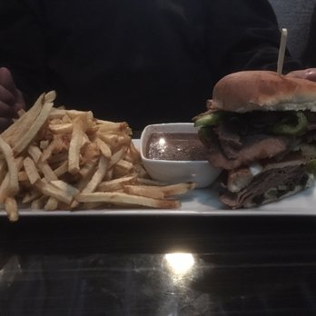 Thirsty Camel - Philly beef dip & fries $14 - Pubs Near Me - Edmonton, Alberta Thirsty Camel - Philly beef dip & fries $14 - Pubs Near Me - Edmonton, Alberta
