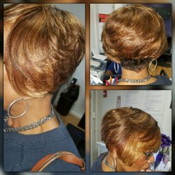 Quality of Excellence Hair Designers - Short Layered Bob (sew in)