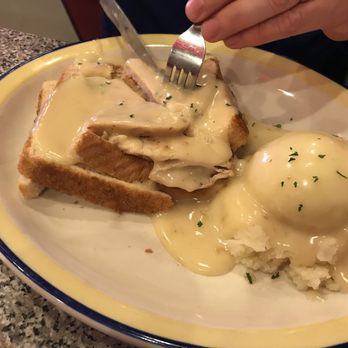 Gus's Diner - Turkey Manhattan with mashed potatoes and gravy! Thick and hearty! - Diners Near Me - Sun Prairie, Wisconsin Gus's Diner - Turkey Manhattan with mashed potatoes and gravy! Thick and hearty! - Diners Near Me - Sun Prairie, Wisconsin
