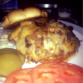 Harvey's Wineburger - Double cheddar cheeseburger with grilled mushrooms and onions. - Burgers Near Me - Phoenix, Arizona