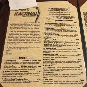 Kao Thai - Thai Near Me - Silver Spring, Maryland