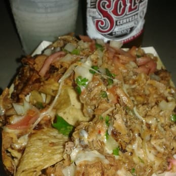 Sanchos - You get to select the protein for your nachos, yippee for carnitas! - Cocktail Bars Near Me - San Antonio, Texas