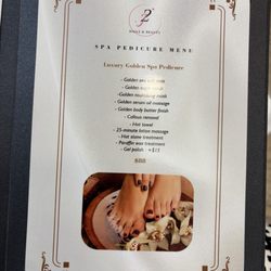 J2 Nails & Beauty - Pedicure menu (3/3/2026)