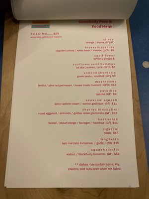 Menu photo 4 Somebody People Denver, CO