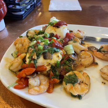 Another Broken Egg Cafe - Shrimp benedict - Breakfast & Brunch Near Me - Pensacola, Florida