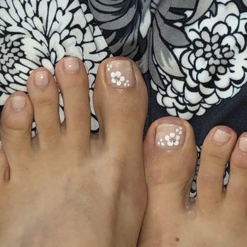 My Lovely Nails - Kenny did some really tricky work here! I have lots of bruises and yellow. I like light polish. He hid the blemishes. :-) - Nail Salons Near Me - Rohnert Park, California