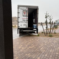 Triple 7 Movers - Their big truck held all of our big furniture and more.