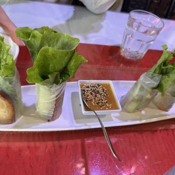 Golden Bamboo Vegetarian Restaurant - 12. Nem Nướng Cuốn / Pork Spring Rolls - Vegetarian Near Me - San Jose, California