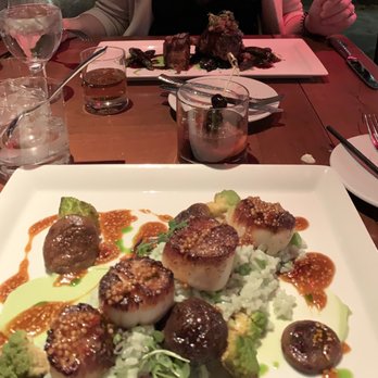Different Pointe of View - Filet mignon and scallops. - New American Near Me - Phoenix, Arizona