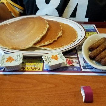 Folcroft Diner - Hubby enjoyed pancakes and turkey sausage. Both were very good!! - American Near Me - Folcroft, Pennsylvania