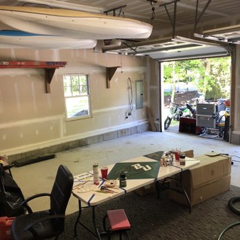 Conrad Painting - Before--2 car garage - Painters Near Me Conrad Painting - Before--2 car garage - Painters Near Me