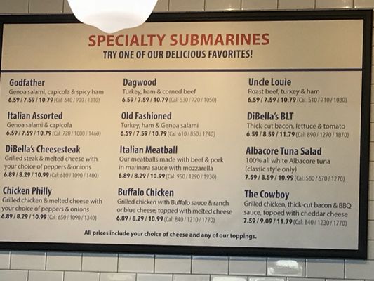 Menu photo 4 DiBella's Subs Rochester, NY Menu photo 4 DiBella's Subs Rochester, NY