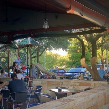 Flores Mexican Restaurant - Outside patio and kids play area - Mexican Near Me - Austin, Texas