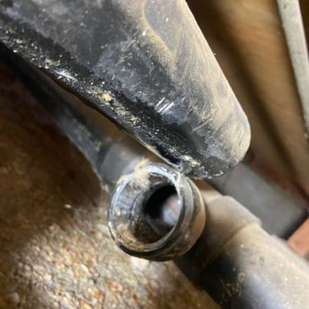 Attic Star - They broke the drain pipe. It's obvious that it's broken by the outer force. - Pest Control Near Me - Mountain View, California