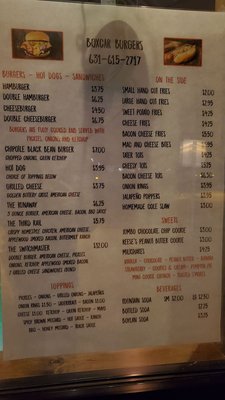 Menu photo 2 Boxcar Burgers Ronkonkoma, NY Menu photo 2 Boxcar Burgers Ronkonkoma, NY
