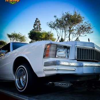 Carsaad Towing - Flat Bed Tow for a sweet low rider. Happy customer. - Towing Near Me - Norwalk, California Carsaad Towing - Flat Bed Tow for a sweet low rider. Happy customer. - Towing Near Me - Norwalk, California