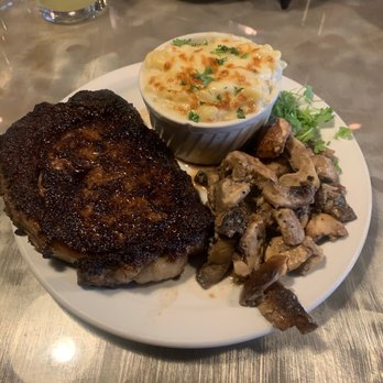 Fahrenheit 132 - USDA Prime Delmonico Ribeye, Truffle Mac'n Cheese, Braised Mushrooms - Steakhouses Near Me - Fredericksburg, Virginia Fahrenheit 132 - USDA Prime Delmonico Ribeye, Truffle Mac'n Cheese, Braised Mushrooms - Steakhouses Near Me - Fredericksburg, Virginia