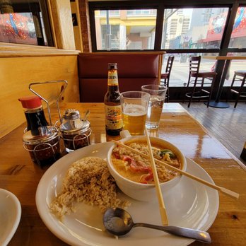 Thai Corner Cafe - Panang Curry with Tofu and served with brown rice - Thai Near Me - Reno, Nevada Thai Corner Cafe - Panang Curry with Tofu and served with brown rice - Thai Near Me - Reno, Nevada
