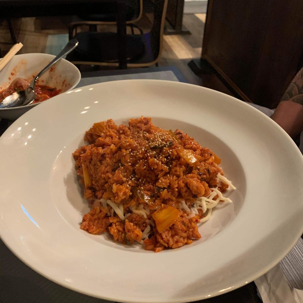 Na-Re Korean Kitchen - Kimchi fried rice with cheese - Korean Near Me - Burnaby, British Columbia Na-Re Korean Kitchen - Kimchi fried rice with cheese - Korean Near Me - Burnaby, British Columbia