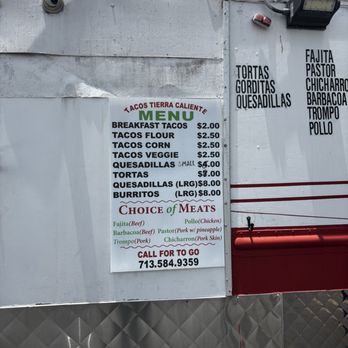 Tacos Tierra Caliente - Food Trucks Near Me - Houston, Texas
