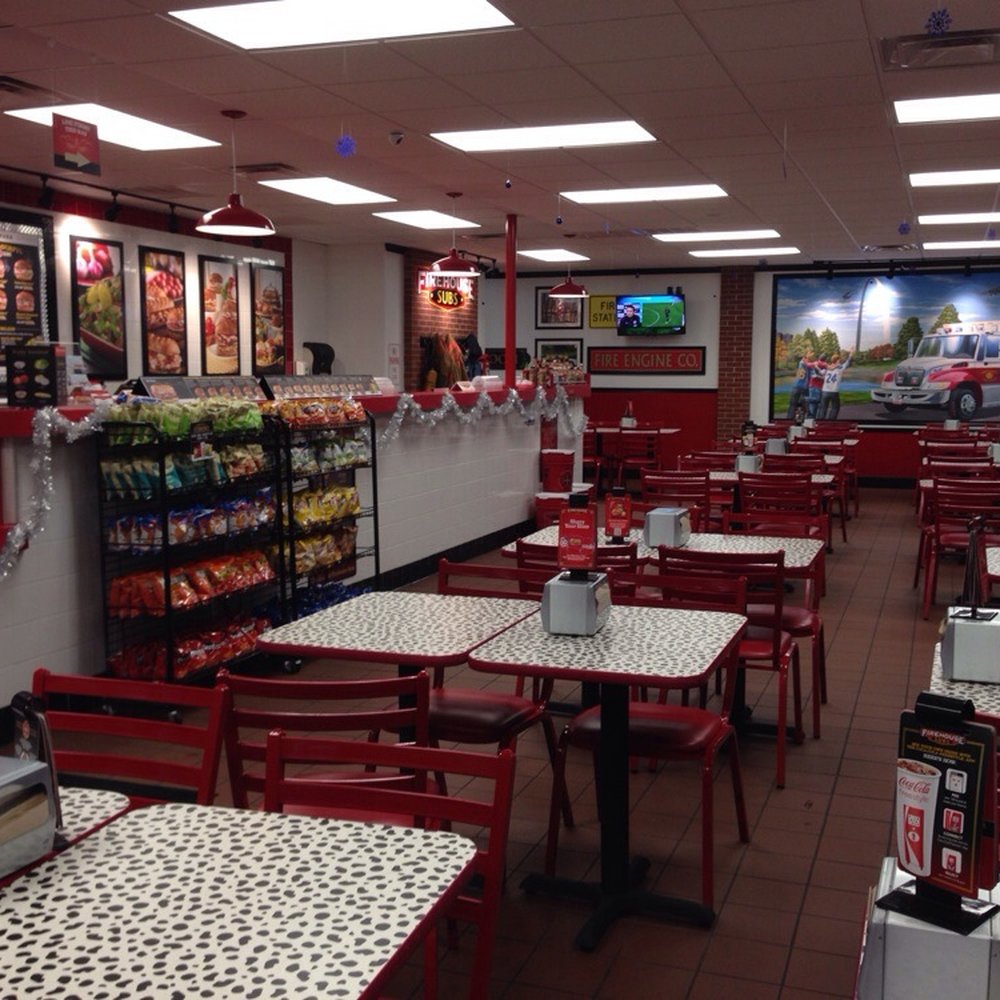 Firehouse Subs - Seating - Fast Food Near Me - Chesterfield, Missouri