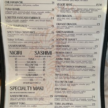 Salt Society - Dinner Menu (1/2) as of 7/2/26 - Sushi Bars Near Me - Scituate, Massachusetts Salt Society - Dinner Menu (1/2) as of 7/2/26 - Sushi Bars Near Me - Scituate, Massachusetts