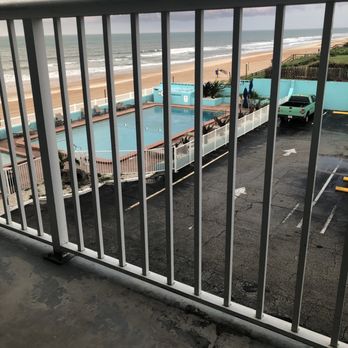 Quality Inn Oceanfront - My room view at 303. - Hotels Near Me - Ormond Beach, Florida