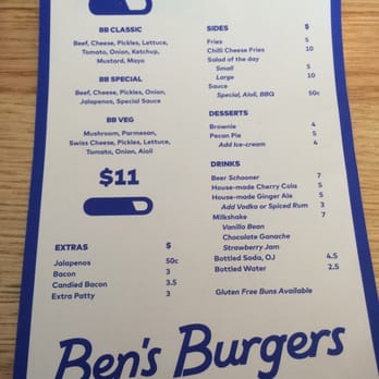 Ben's Burgers - Mahn-u. - Burgers Near Me - Fortitude Valley, QLD