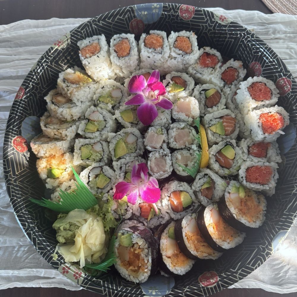 Manna Sushi - A. 7 Piece Regular Rolls Family Part Tray - Japanese Near Me - Woodbridge Township, New Jersey Manna Sushi - A. 7 Piece Regular Rolls Family Part Tray - Japanese Near Me - Woodbridge Township, New Jersey