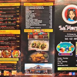 La Morena - Menu 2019