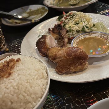Oma's Hideaway - Roasted Game Hen and Coconut Rice - Asian Fusion Near Me - Portland, Oregon Oma's Hideaway - Roasted Game Hen and Coconut Rice - Asian Fusion Near Me - Portland, Oregon