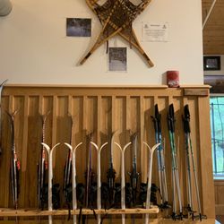 Hartley Nature Center - some of the rental gear