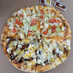 Popolino's Pizza - 1/2 Taco & 1/2 Athenian Best of Both Cultures