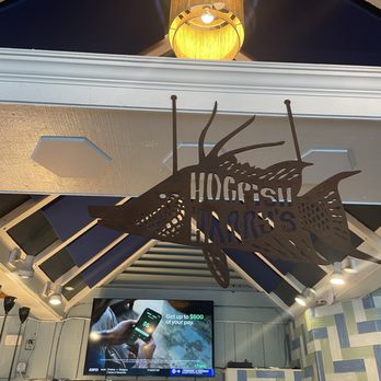 Hogfish Harry's Restaurant + Bar - The Hogfish Harry's metal logo - Seafood Near Me - Naples, Florida Hogfish Harry's Restaurant + Bar - The Hogfish Harry's metal logo - Seafood Near Me - Naples, Florida