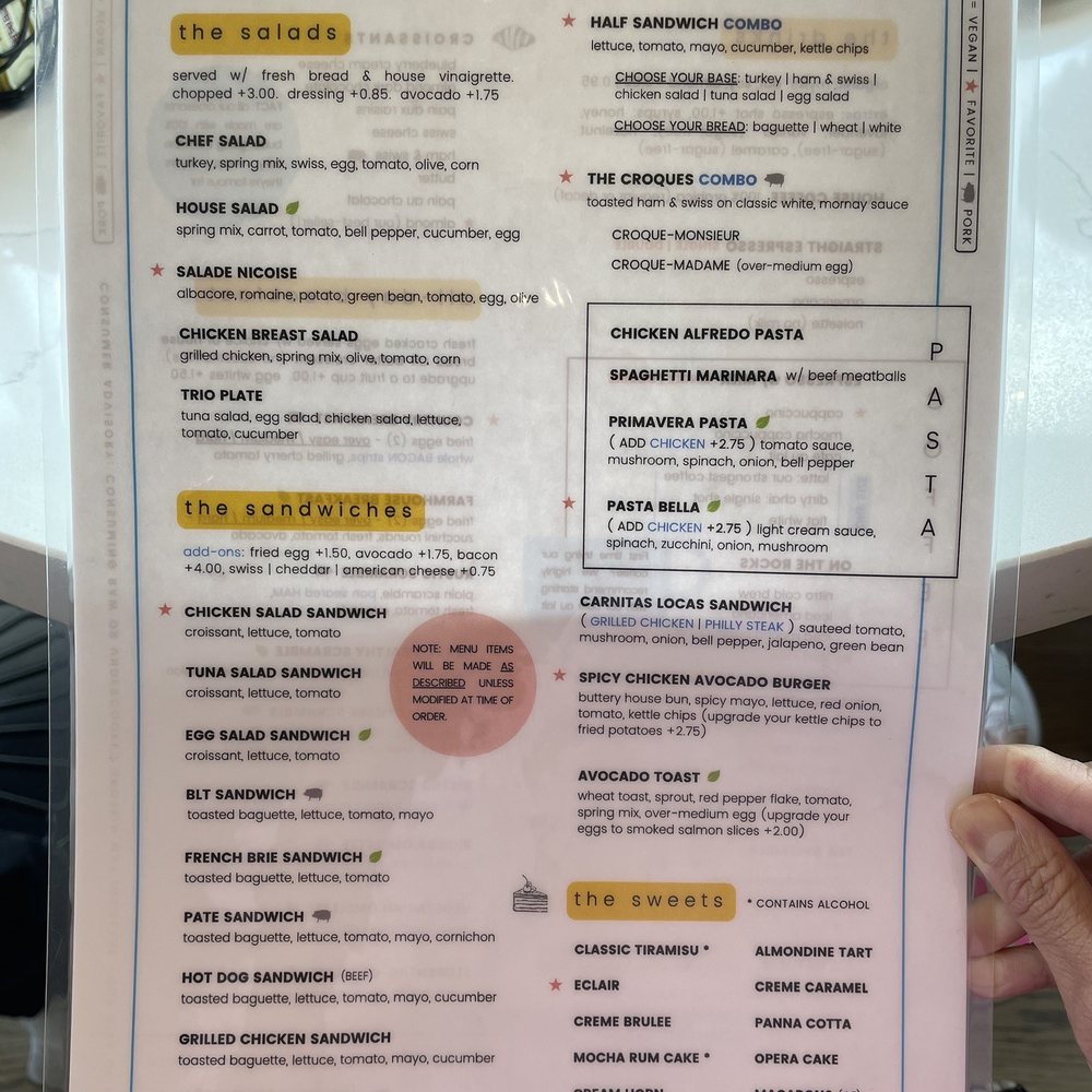 French Riviera Bakery Cafe - Menu - Bakeries Near Me - Houston, Texas