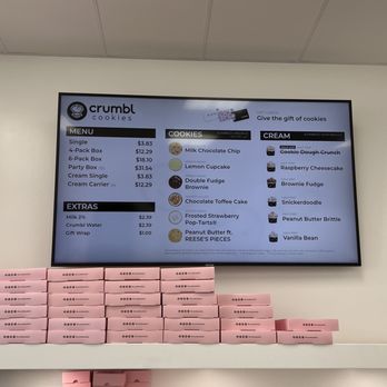 Crumbl - Southpark Meadows - Menu - Bakeries Near Me - Austin, Texas