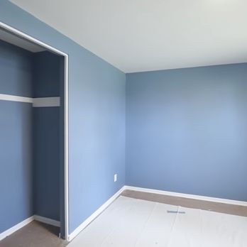 Captain Construction Solutions - Bedroom walls, ceiling,and trim paint job "After" - Roofing Near Me Captain Construction Solutions - Bedroom walls, ceiling,and trim paint job "After" - Roofing Near Me