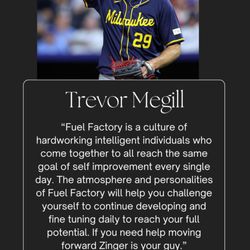 Fuel Factory - Trevor Megill shares his thoughts on training with pitching coach Jon Huizinga aka Coach Zinger and Fuel Factory Sports