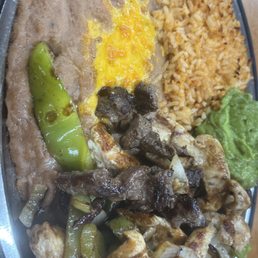 Fajitas: steak and chicken Fajitas: steak and chicken