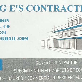 Big E’s Contracting - a business card - Masonry/Concrete Near Me Big E’s Contracting - a business card - Masonry/Concrete Near Me